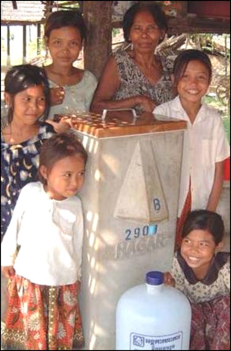 Current Details Current project start date: January 2010 Target: Install 15,600 biosand filters Working in 5 provinces: Kampong Thom Prey Veng Svay