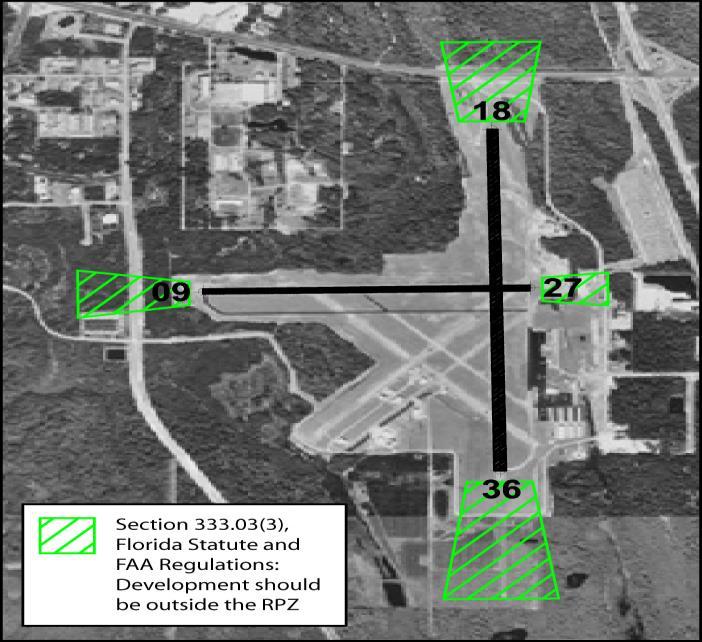 Accident Potential Zone and Runway Protection Zone Determine if the project is located within the Accident Potential Zone (APZ) or Runway Protection Zone/Clear Zone (RPZ/CZ).