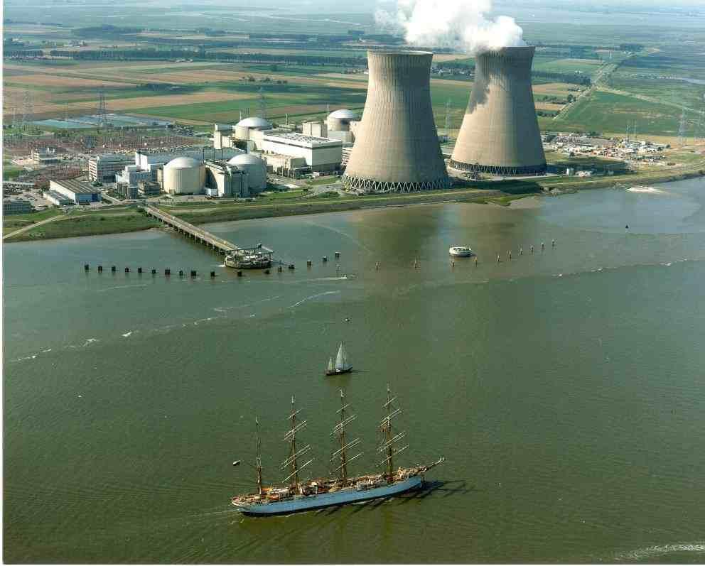 Doel Nuclear Power Station Tidal Estuary System