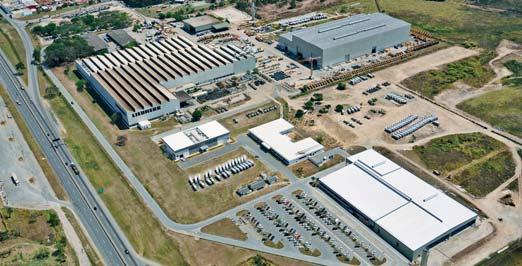 400,000 m² total area Guaratinguetá since 1974 approx. 1,100 employees approx.