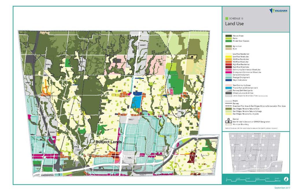 FIGURE 5 CITY OF VAUGHAN OFFICIAL PLAN MAP 13 LAND USE DESIGNATIONS 5.