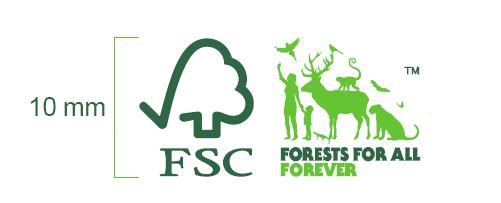 Forests For All Forever marks - size