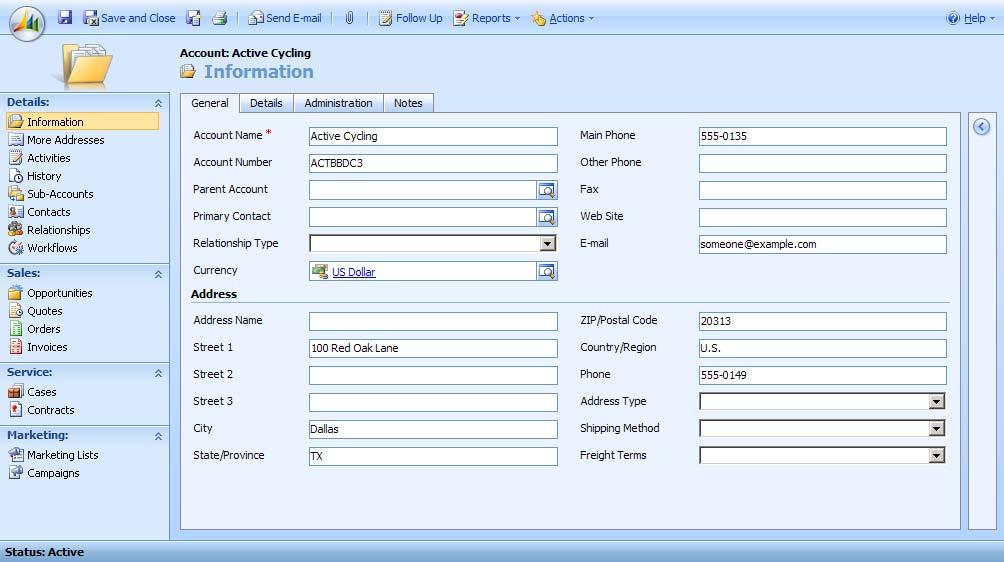 Account and Contact Management Complete set of features that empower customer service representatives to better manage interactions.
