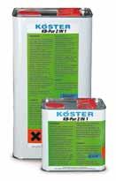 KÖSTER provides a comprehensive range of materials, accessories and equipment for