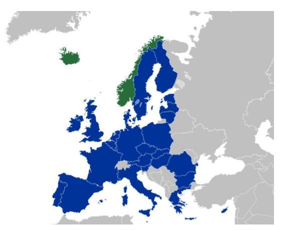 Geographical scope of EU MRV All voyages calling at an EEA member state EU Member states jurisdiction Gibraltar is an EU port EEA Member states (EEA = All EU states + Norway, Iceland) EEA outermost