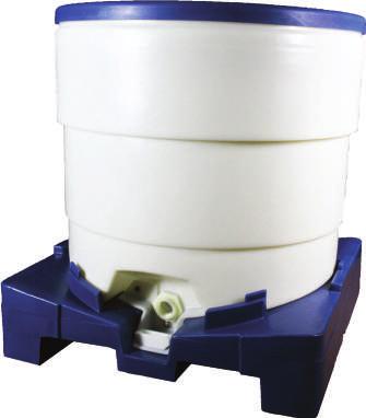 liner or a disposable aseptic liner for sterile use and available with an exposed or recessed valve for additional protection As opposed to stainless steel, the polyethylene base reduces threat of