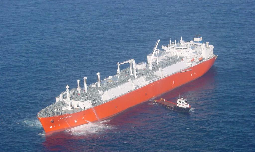 Gulf Gateway Technical Specifications World s First Regasification Vessel Excelsior Docked at the World s First Deepwater Port Peak vaporization capacity - 69 mmcf/d open-loop mode - 45 mmcf/d
