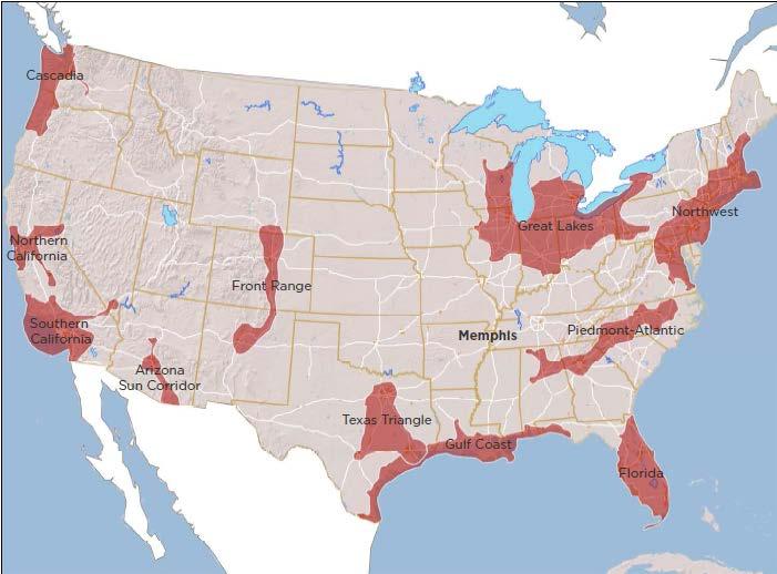 Regional Transportation Networks Regional Connections across North America Peer