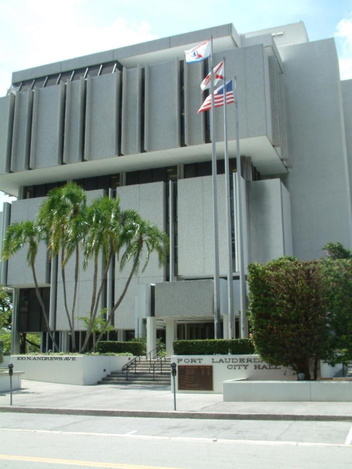 Georgaphic Location of the City of Fort Lauderdale within Broward County, Florida City of Fort Lauderdale City Hall B.