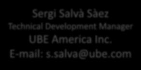 Thank You very much for your attention Sergi Salvà Sàez