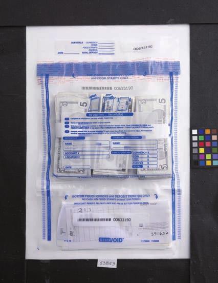 Serial-numbered, tear-off, write-on receipt for your records Highly tamper-evident inline