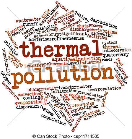 How Water Temperature Can Be Changed Thermal pollution is caused by human activities that add warm water to a river Industries and power plants use water to cool machinery and then return the warm
