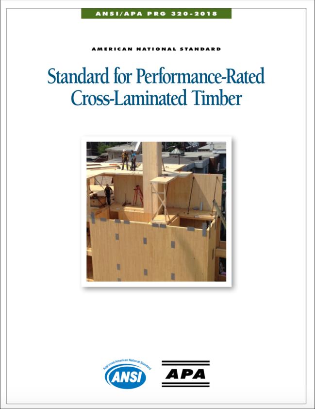 Advanced CLT Fire Performance PRG 320 is manufacturing & performance standard for CLT.