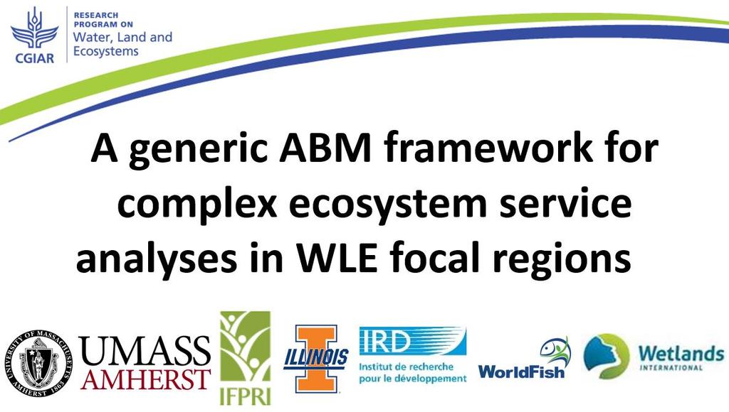 ABM Study 2 Accommodating natural variability How can we accommodate the dynamics of natural variability in the WFEE