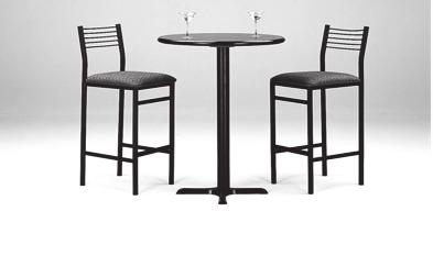 50 41B (FPEDT) COCKTAIL TABLE 30" ROUND 40" HIGH 101.00 141.50 41A 41B 42A (EBLBS) LEATHER BISTRO STOOL 163.00 228.00 43A (EGFBS) FABRIC BISTRO STOOL 178.00 249.00 44B (EBMT) 42" MEETING TABLE 163.