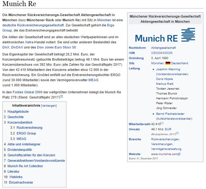 One most used text mining techniques: Named Entity Recognition (NER), solves Who exactly, When exactly, What exactly? Illustrative example Munich Re is expecting a loss of 1.