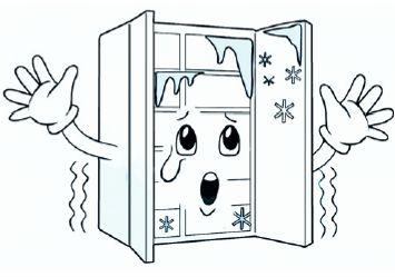 When the door is opened, warm, humid air (moisture) is allowed in the freezer resulting in frost. 3.