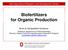 Biofertilizers for Organic Production