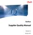 Danfoss Supplier Quality Manual