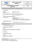 SAFETY DATA SHEET Revised edition no : 0 SDS/MSDS Date : 14 / 7 / 2012