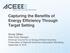 Capturing the Benefits of Energy Efficiency Through Target Setting