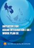 Initiative for ASEAN Integration (IAI) Work Plan III