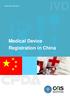 Medical Device Registration in China