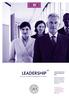 LEADERSHIP m. the power of financial management in business. IoD/CIMA DIPLOMA IN COMPANY DIRECTION 2005