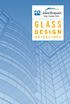 GLASS DESIGN GUIDELINES