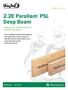 2.2E Parallam PSL Deep Beam