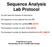 Sequence Analysis Lab Protocol