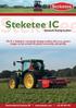 Steketee IC. Automatic Hoeing machine