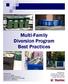 Multi-Family Diversion Program Best Practices