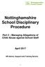 Nottinghamshire School Disciplinary Procedure