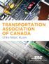 TRANSPORTATION ASSOCIATION OF CANADA STRATEGIC PLAN