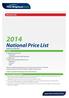 National Price List. pggwrightsonseeds.com.au. Wholesale Only. Valid as at 1st July 2014