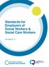 Standards for Employers of Social Workers & Social Care Workers
