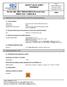 SAFETY DATA SHEET Revised edition no : 0 SDS/MSDS Date : 23 / 7 / 2012