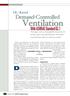 Ventilation. Demand-controlled ventilation (DCV) Demand-Controlled. With ASHRAE Standard Based