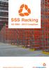 SSS Racking. AS Compliant. Storage solutions without boundaries.