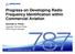 Progress on Developing Radio Frequency Identification within Commercial Aviation Kenneth D. Porad