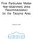 Fine Particulate Matter Non-Attainment Area Recommendation for the Tacoma Area