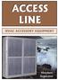 ACCESS LINE HVAC ACCESSORY EQUIPMENT. Moisture Separator