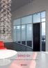 DEKO GV. Double Glazed Partition with High Sound Reduction