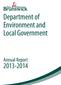 Department of Environment and Local Government. Annual Report