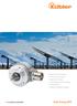 Solutions for Solar Energy Incremental Encoders Absolute Encoders Linear Measuring Technology Inclinometers Customer Specific Solutions