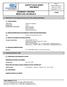 SAFETY DATA SHEET Revised edition no : 0 SDS/MSDS Date : 10 / 3 / 2012