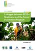 Linkages between REDD+ Readiness and the Forest Investment Program