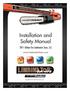 Installation and Safety Manual