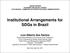 Institutional Arrangements for SDGs in Brazil